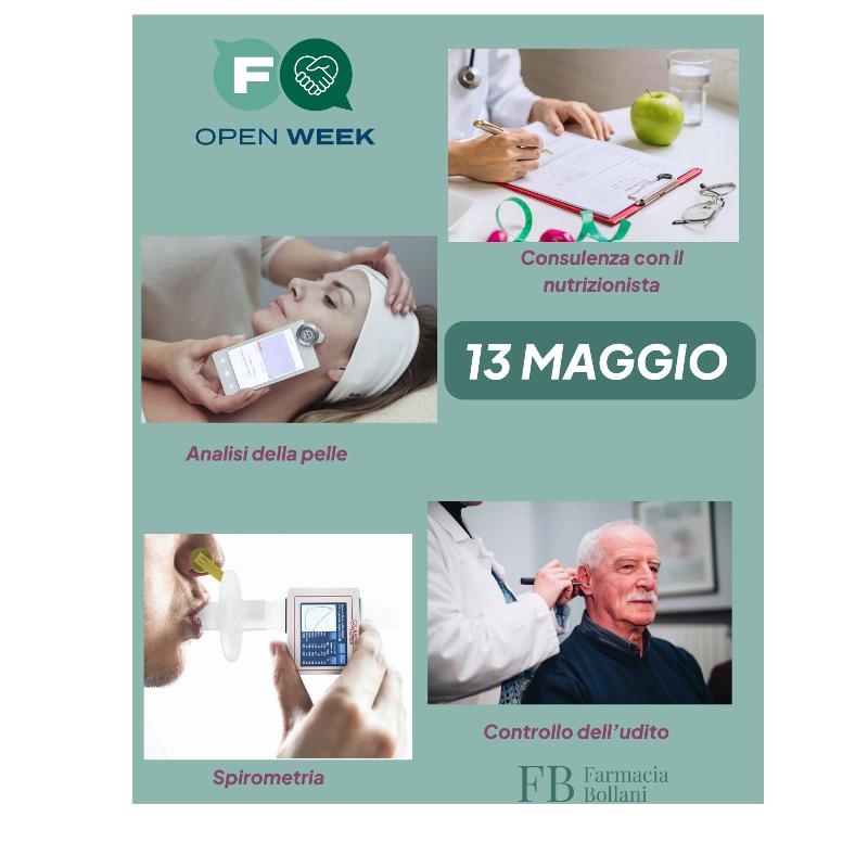 OPEN WEEK FARMACIA AL FEMMINILE